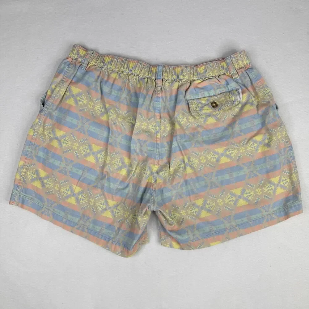 Chubbies Shorts Aztec Print Mens XXL Chino Cotton 5.5
